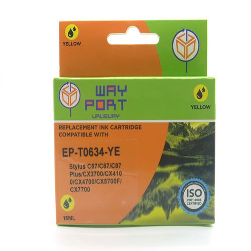 Cartucho WAY PORT para EPSON Mod. C67 Amarillo