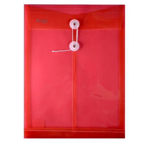 Sobre plástico cierre/cordón A4