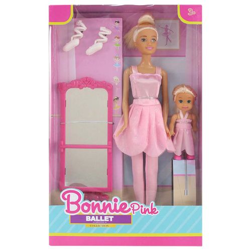 Muñeca 29 cm con Hermanas bailarinas de ballet