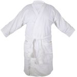 Bata-de-baño-DOHLER-en-velour-blanco-talle-M-0