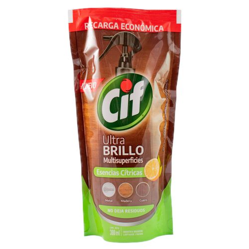 Lustramuebles anti-polvo CIF cítrica repuesto