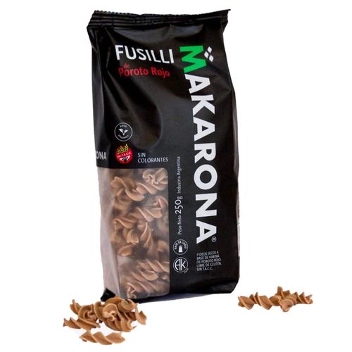 Fusilli de poroto rojo MAKARONA 250 g