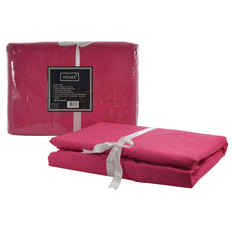 Juego-de-sabanas-1-plaza-en-microfibra-Fucsia-0