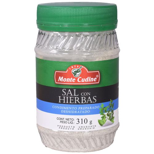Sal fina con hierbas MONTE CUDINE 310 g
