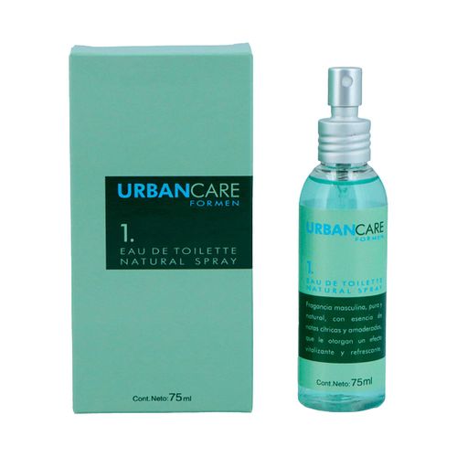 Eau de toilette URBAN CARE for men 75 ml