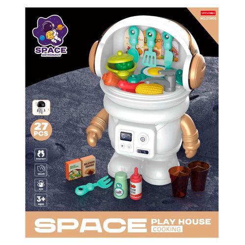 Set de cocina en base astronauta