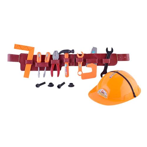 Set de herramientas con casco
