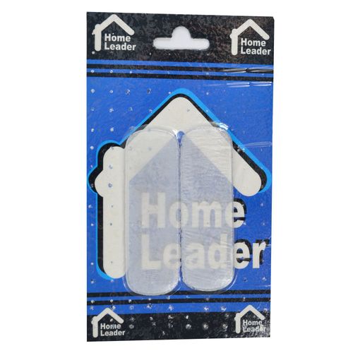 Tope rectangular HOME LEADER transparente x 2 un.