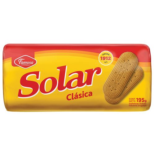 Galletita SOLAR Famosa 195 g