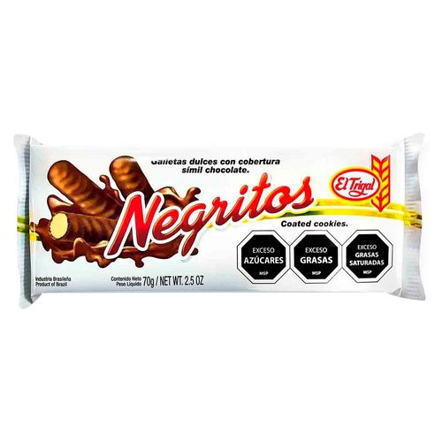 Galletitas bañadas negritos El Trigal 100 g