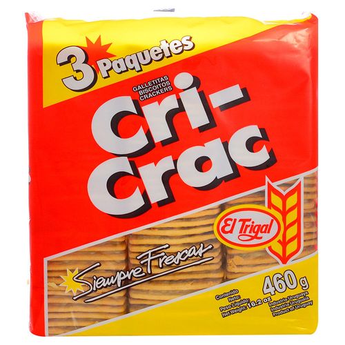 Galleta EL TRIGAL Cric Crac tripack