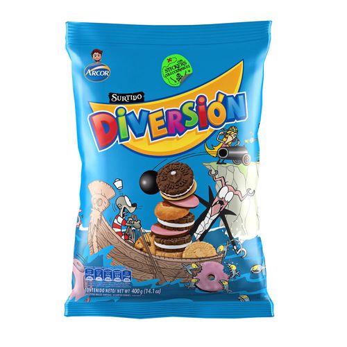 Galletitas surtido ARCOR diversión 400 g