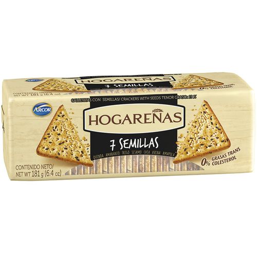 Galletas hogareñas 7 semillas Arcor 181 g