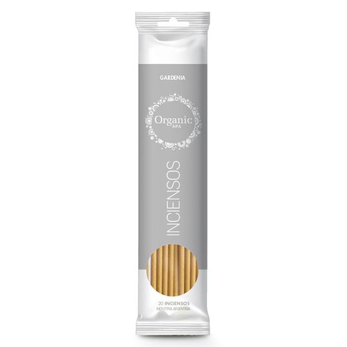 Inciensos ORGANIC gardenia x 20 un.
