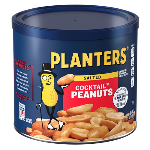 Maní pelado tostado y salado PLANTERS 340 g