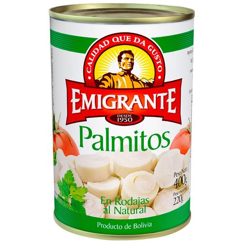 Palmitos en rodajas EMIGRANTE 400 g