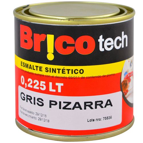 Esmalte sintético gris brillante pizarra 225 ml