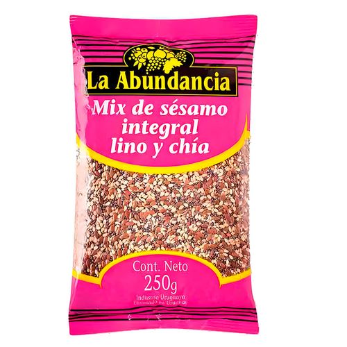 Mix girasol sésamo lino y chía LA ABUNDANCIA 250 g