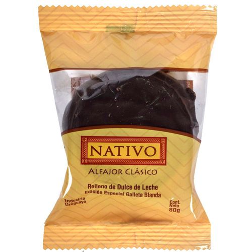 Alfajor NATIVO chocolate 80 g