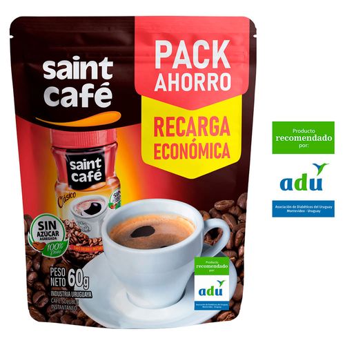 Café soluble SAINT recarga 60 g