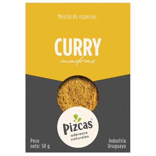 Aderezo PIZCAS curry 50 g