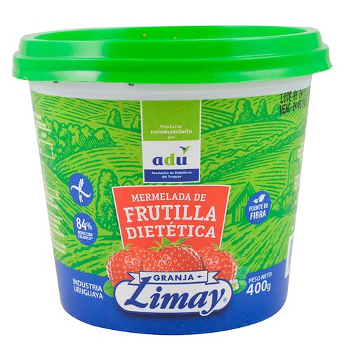 Mermelada dietética LIMAY frutilla pote 400 g