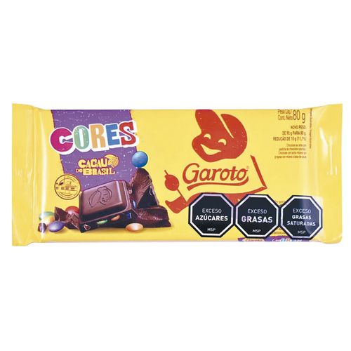 Chocolate GAROTO Colores 80 g