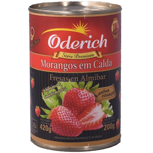 Frutillas en almíbar ODERICH 420g