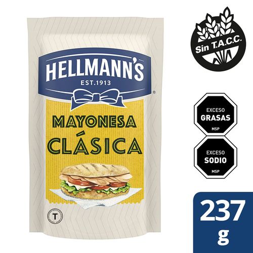 Mayonesa HELLMANN'S doy pack 250 cc