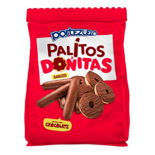 Galletitas palitos y donitas bañados Portezuelo bañados 190 g