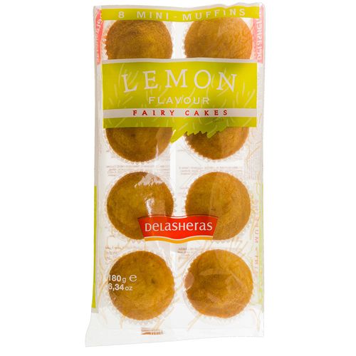 Magdalenas DE LAS HERAS limón 8 un. 180 g