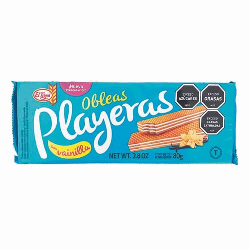 Obleas Playeras vainilla 80 g
