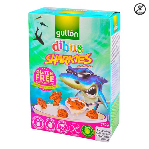 Galletitas Gullón Dibus Sharkies sin gluten 250 g