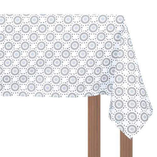 Mantel Rectangular 150x300 cm Estampado Gris