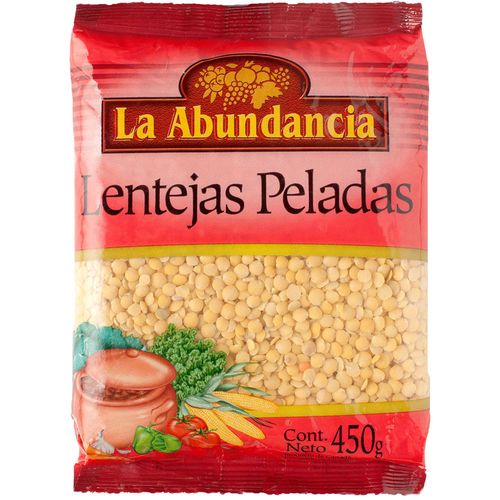 Lentejas peladas LA ABUNDANCIA 450 g