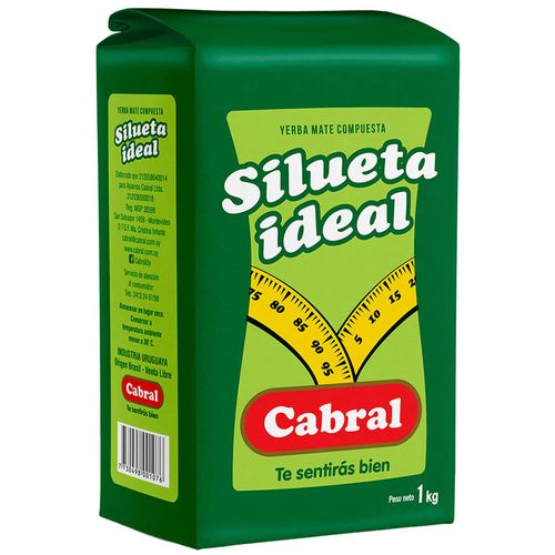 Yerba CABRAL Silueta Ideal 1 kg