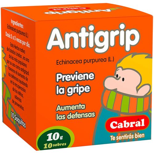 Té CABRAL antigrip 10 un.