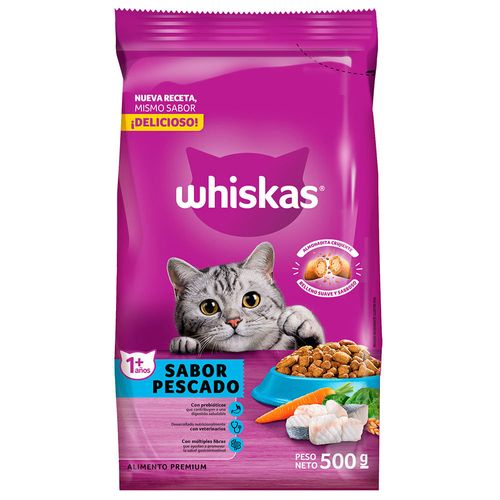 Alimento para gatos WHISKAS Pescado 500 g