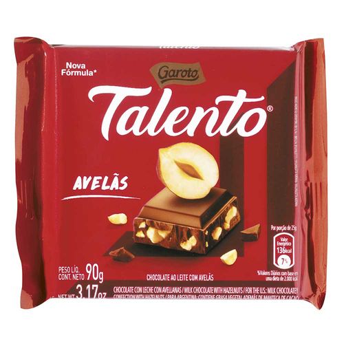 Chocolate GAROTO con avellanas 100 g