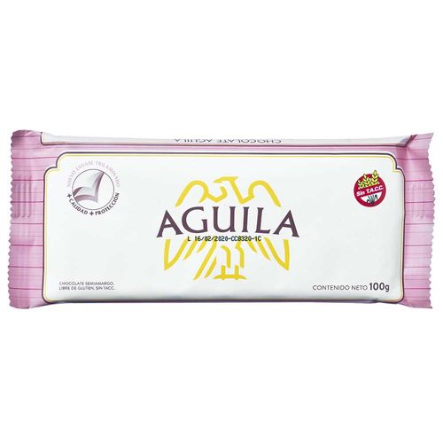 Chocolate taza ÁGUILA semi amargo 100 g