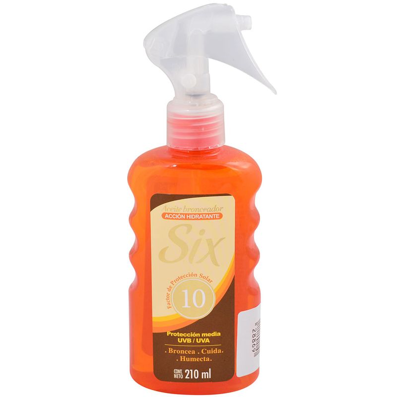 Aceite-bronceador-SIX-splash-fps-10-0