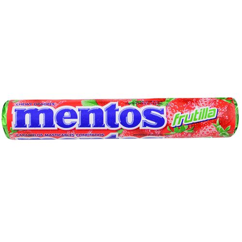 Caramelos masticables MENTOS Fresa 29 g