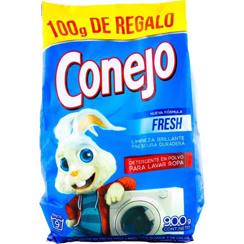 Detergente-polvo-CONEJO-Fresh-900-g-0