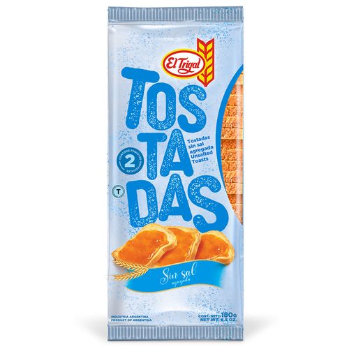 Tostadas sin sal 180 g