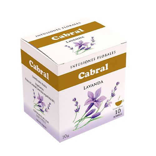 Té lavanda CABRAL 10 sobres