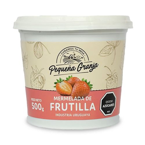 Mermelada de frutilla PEQUEÑA GRANJA 500 g