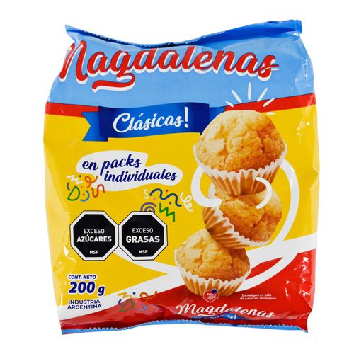 Magdalenas clásicas PRECIO LÍDER 200g