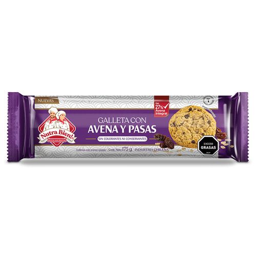 Galletas avena y pasas NUTRABIEN 175 g