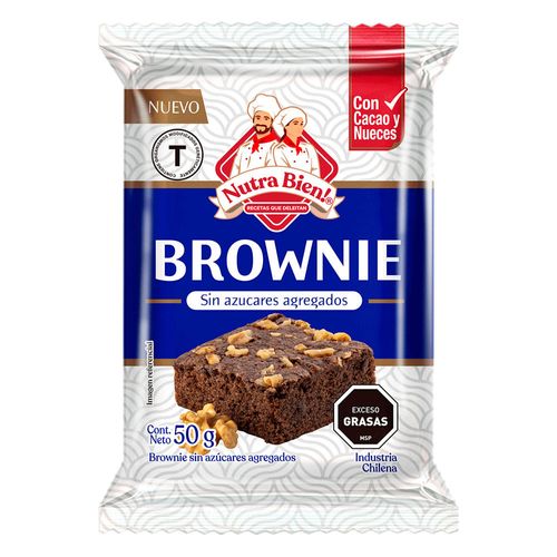 Brownie sin azucar NUTRABIEN 50 g