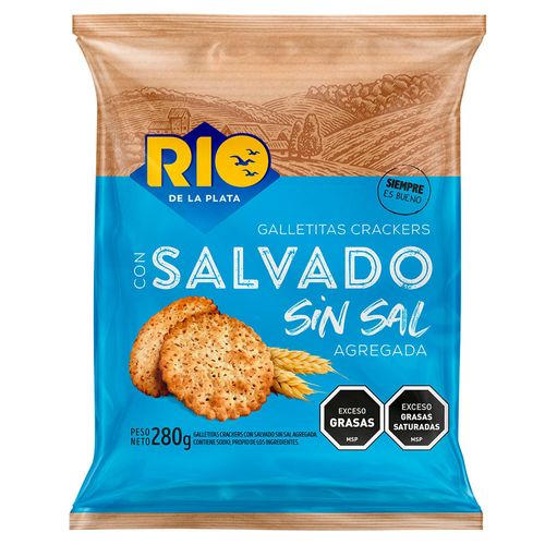 Galletas de Salvado sin sal RIO DE LA PLATA 280 g